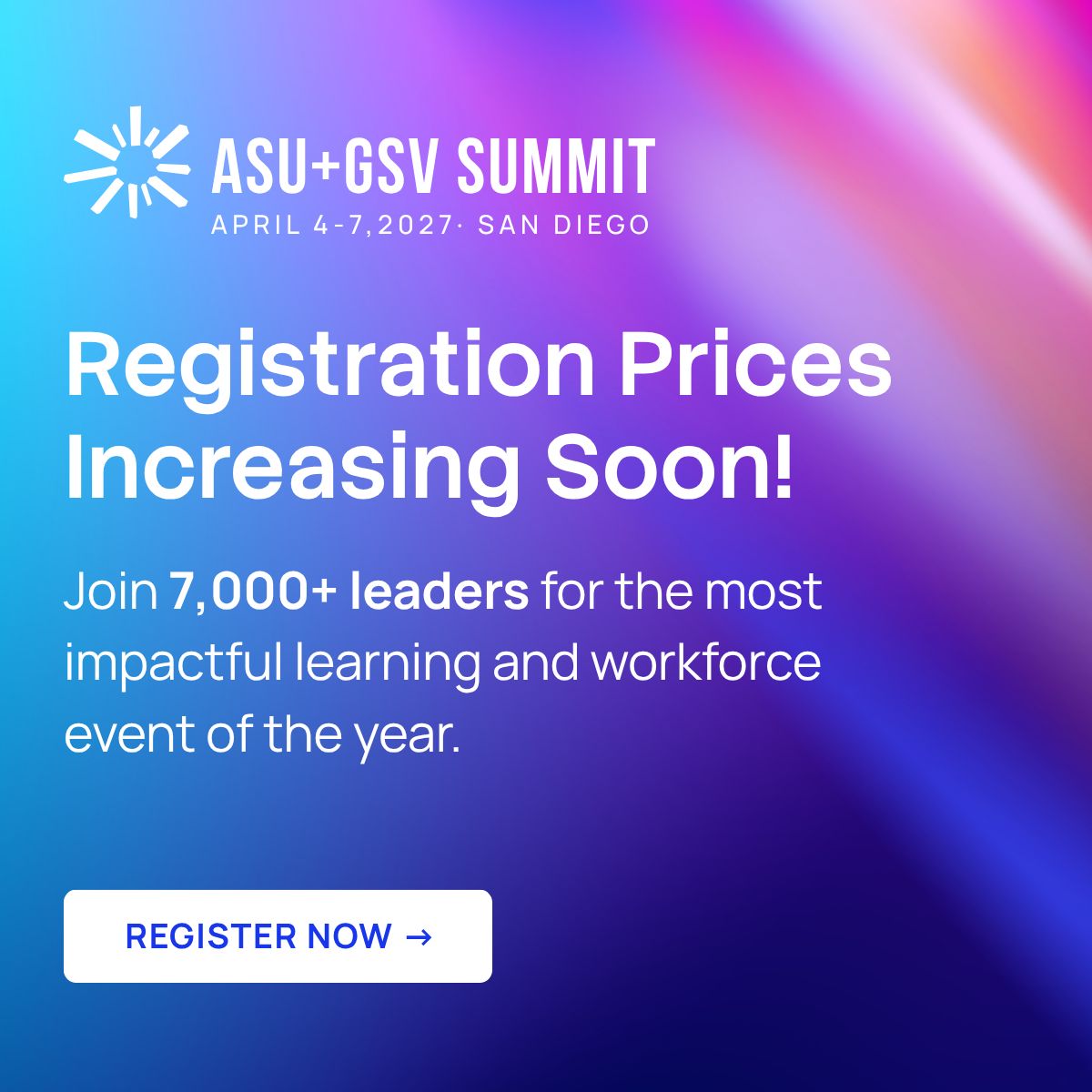 ASU+GSV Summit ad