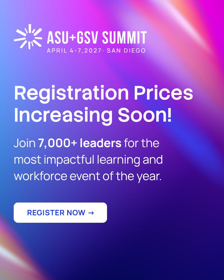 ASU+GSV Summit ad