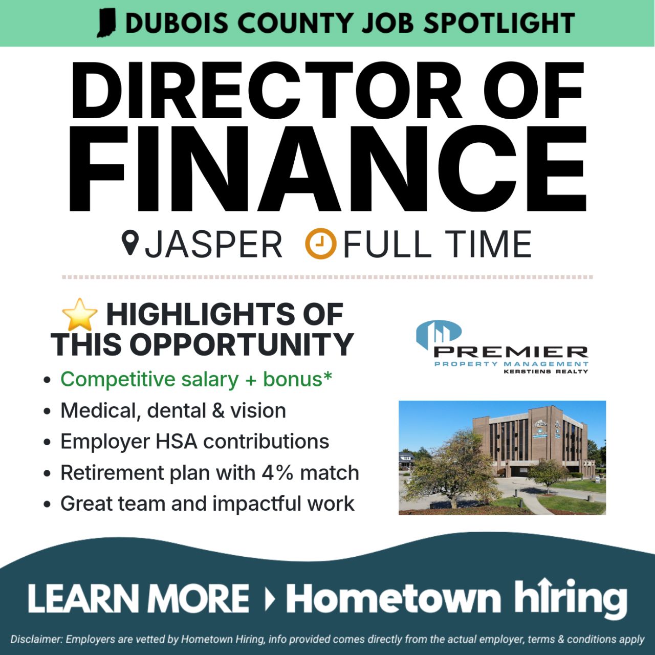 Hometown Hiring: Dubois County ad