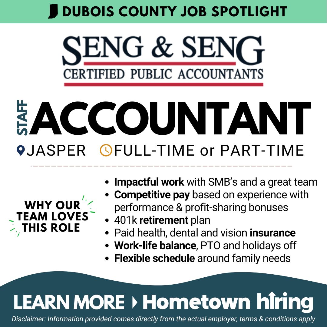 Hometown Hiring: Dubois County ad