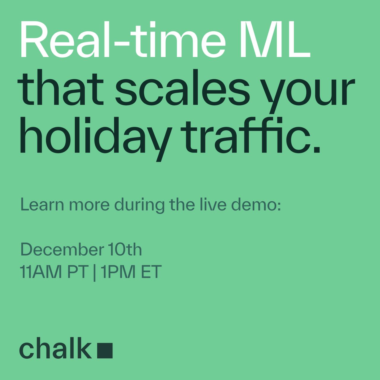 Chalk ad