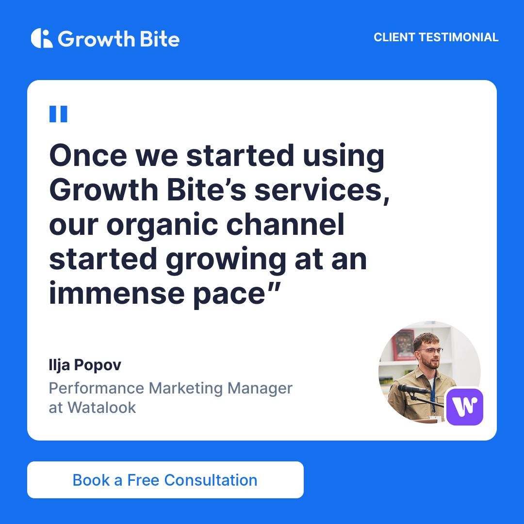 Growth Bite ad
