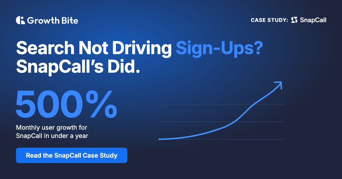 Growth Bite ad