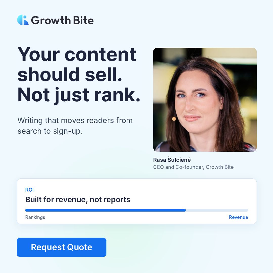 Growth Bite ad