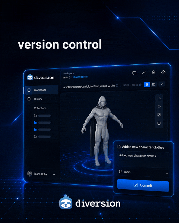 Diversion - Scalable Version Control ad