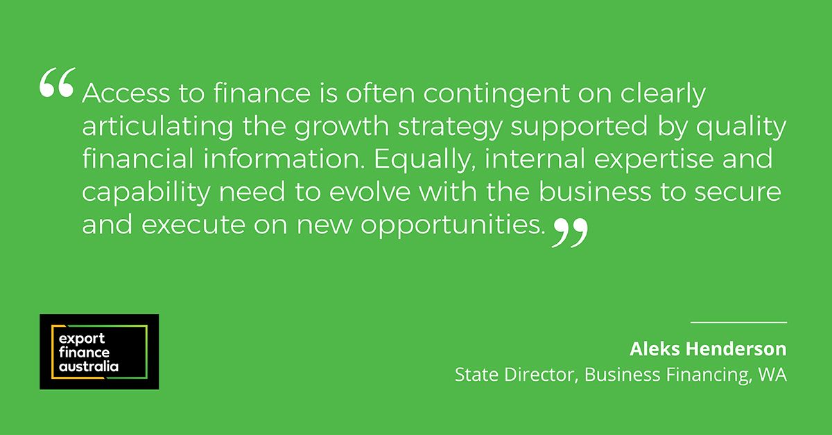 Export Finance Australia ad