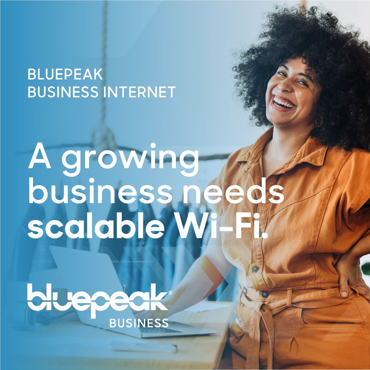 Bluepeak ad