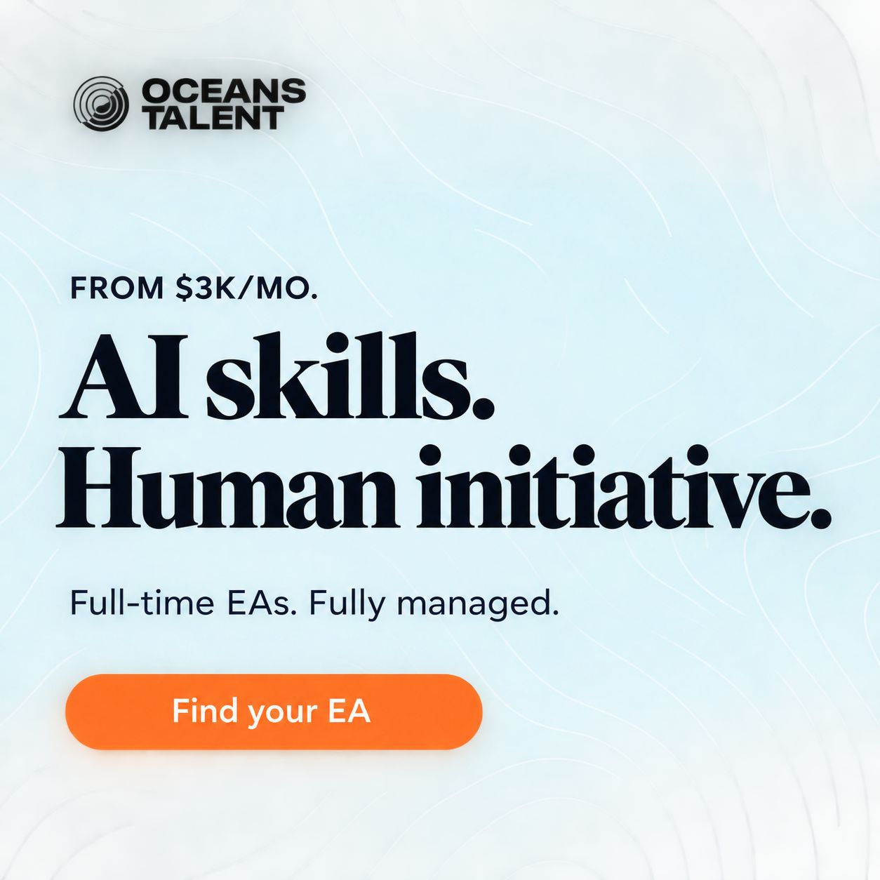 Oceans Talent ad