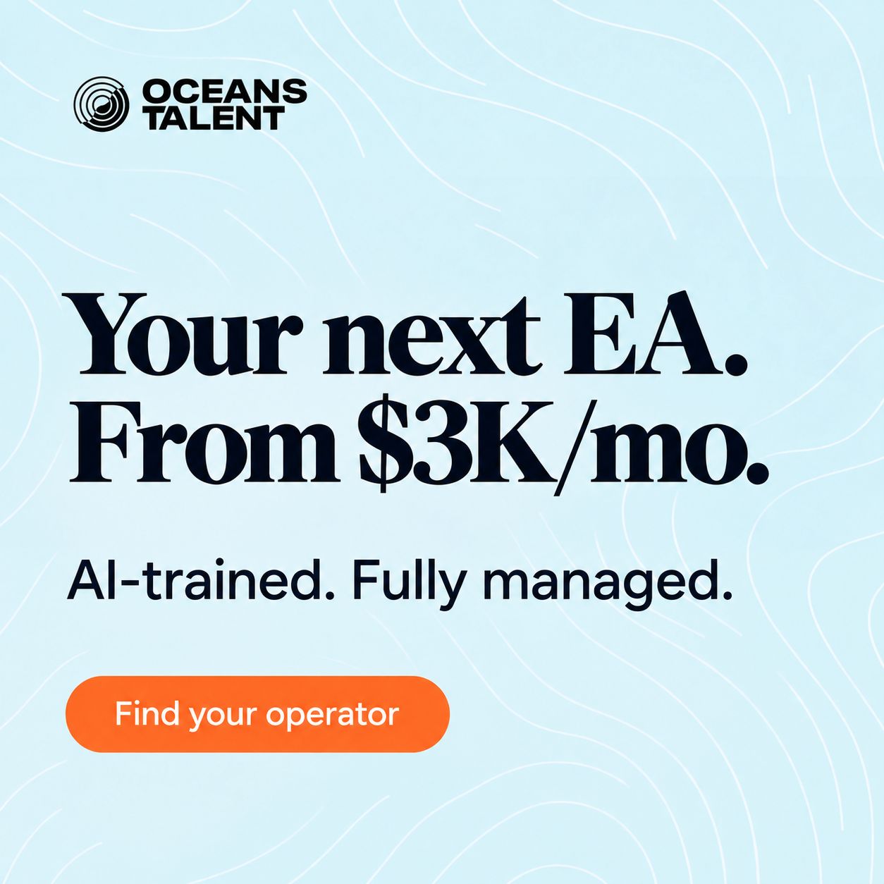 Oceans Talent ad