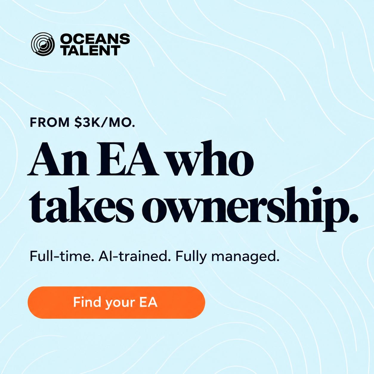 Oceans Talent ad
