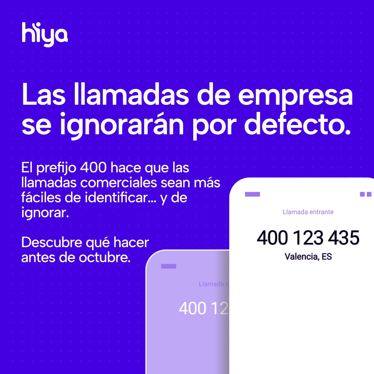 Hiya Inc. ad