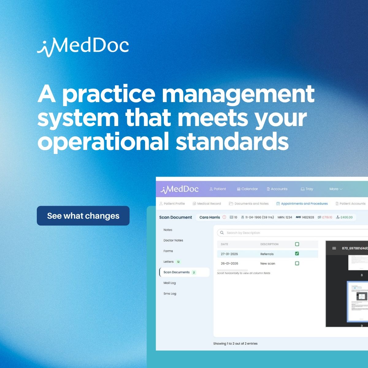 iMedDoc ad