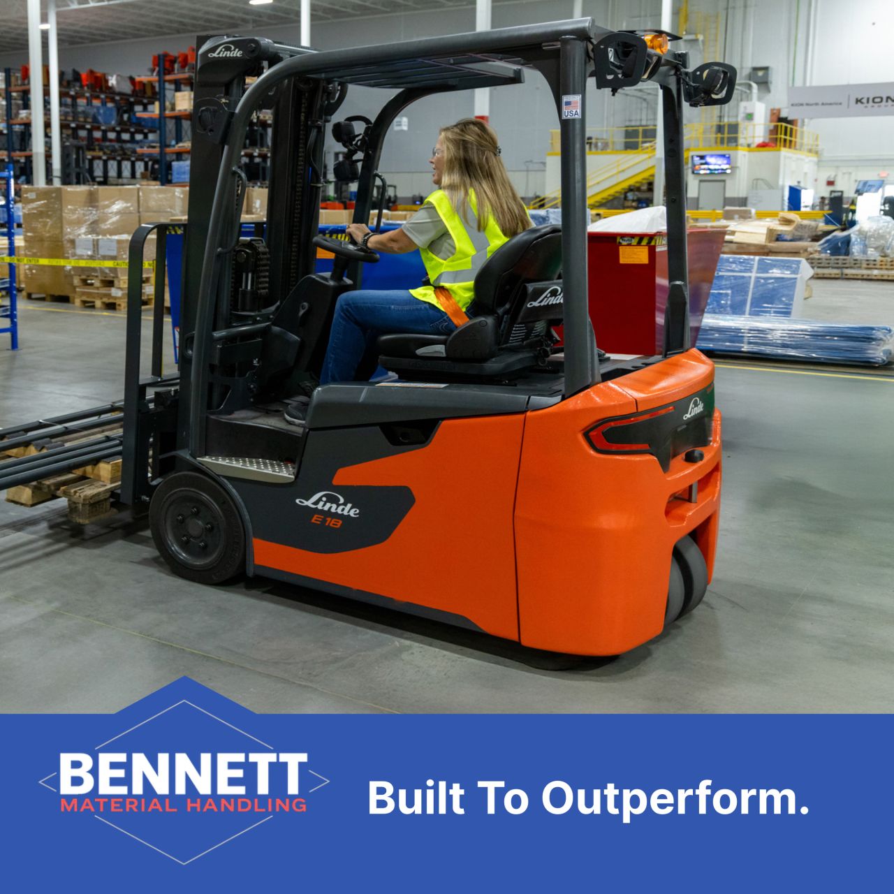 Bennett Material Handling, Inc. ad
