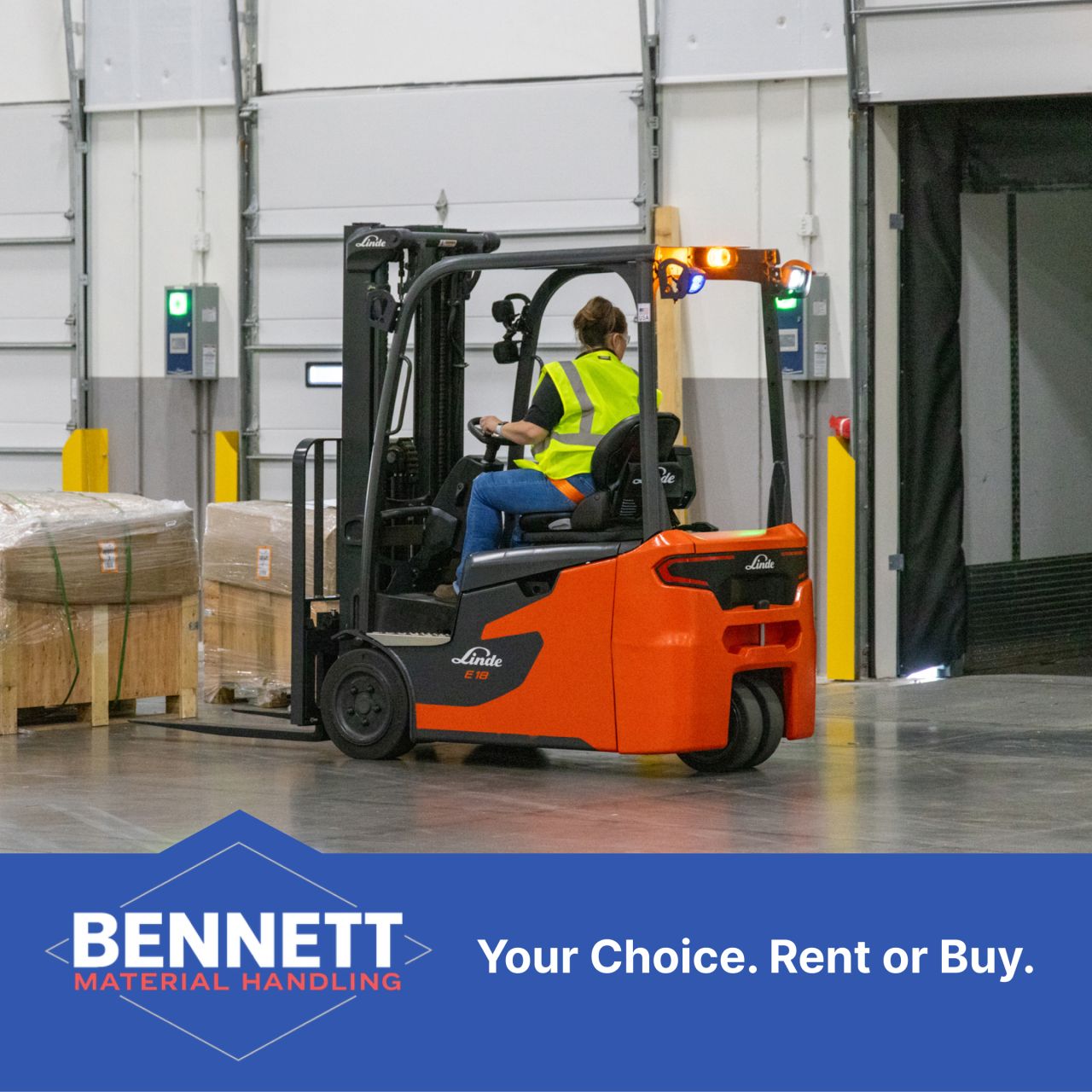 Bennett Material Handling, Inc. ad