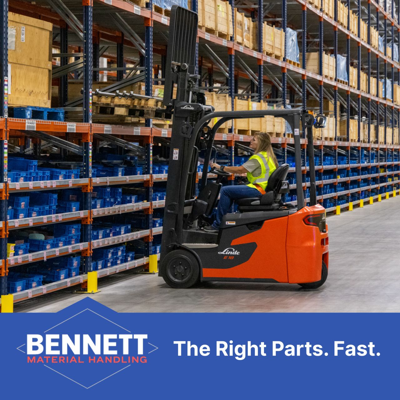 Bennett Material Handling, Inc. ad