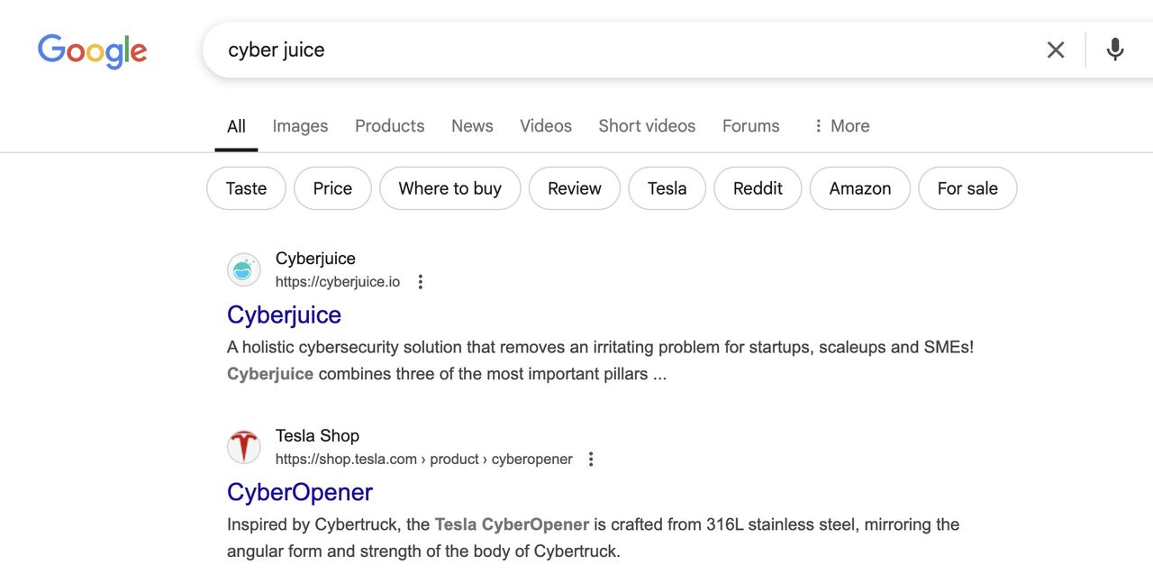 Cyberjuice ad