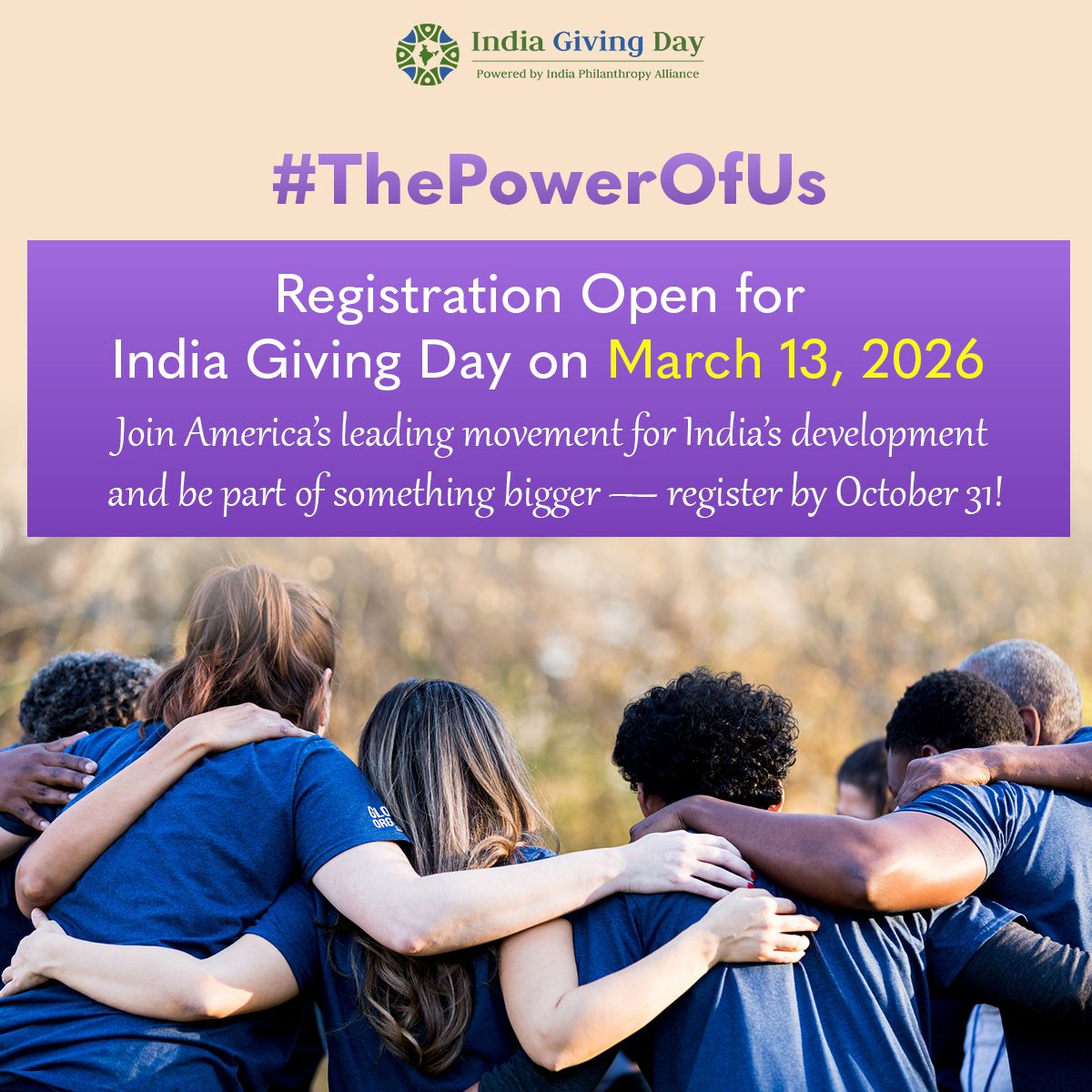 India Philanthropy Alliance ad