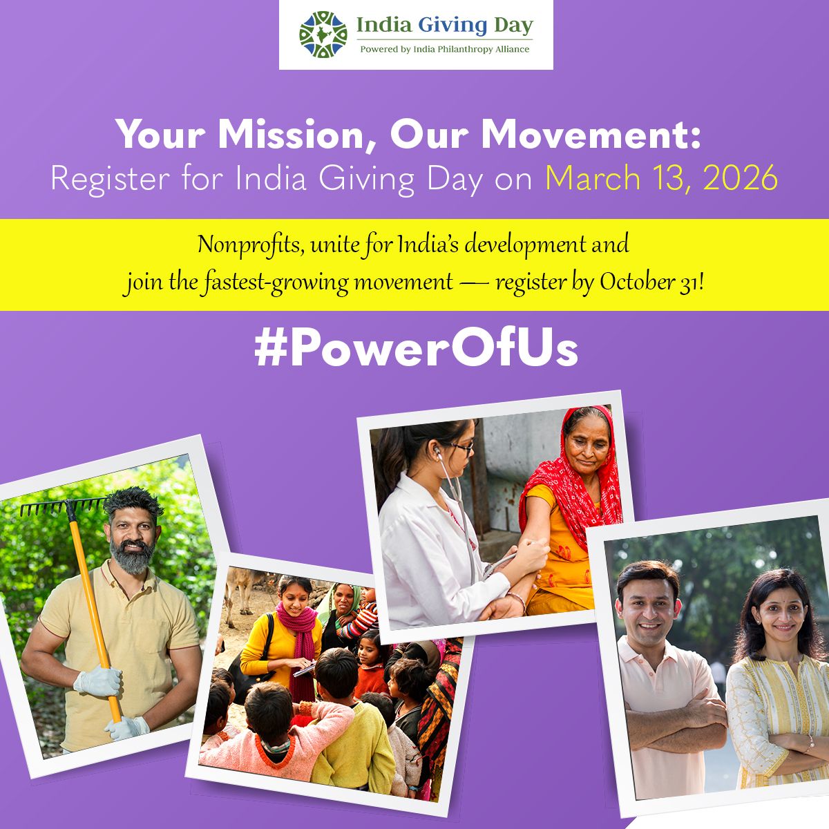 India Philanthropy Alliance ad
