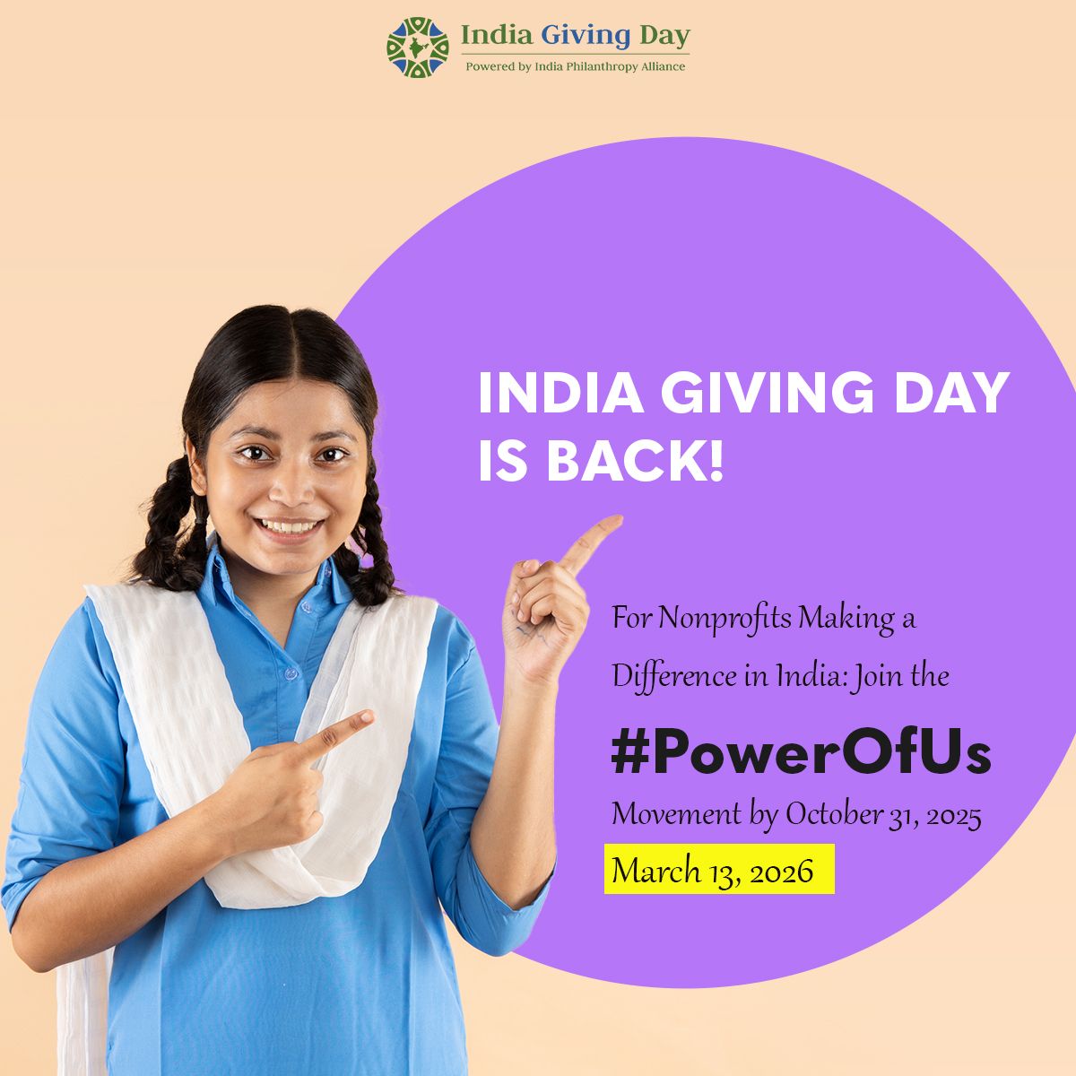 India Philanthropy Alliance ad