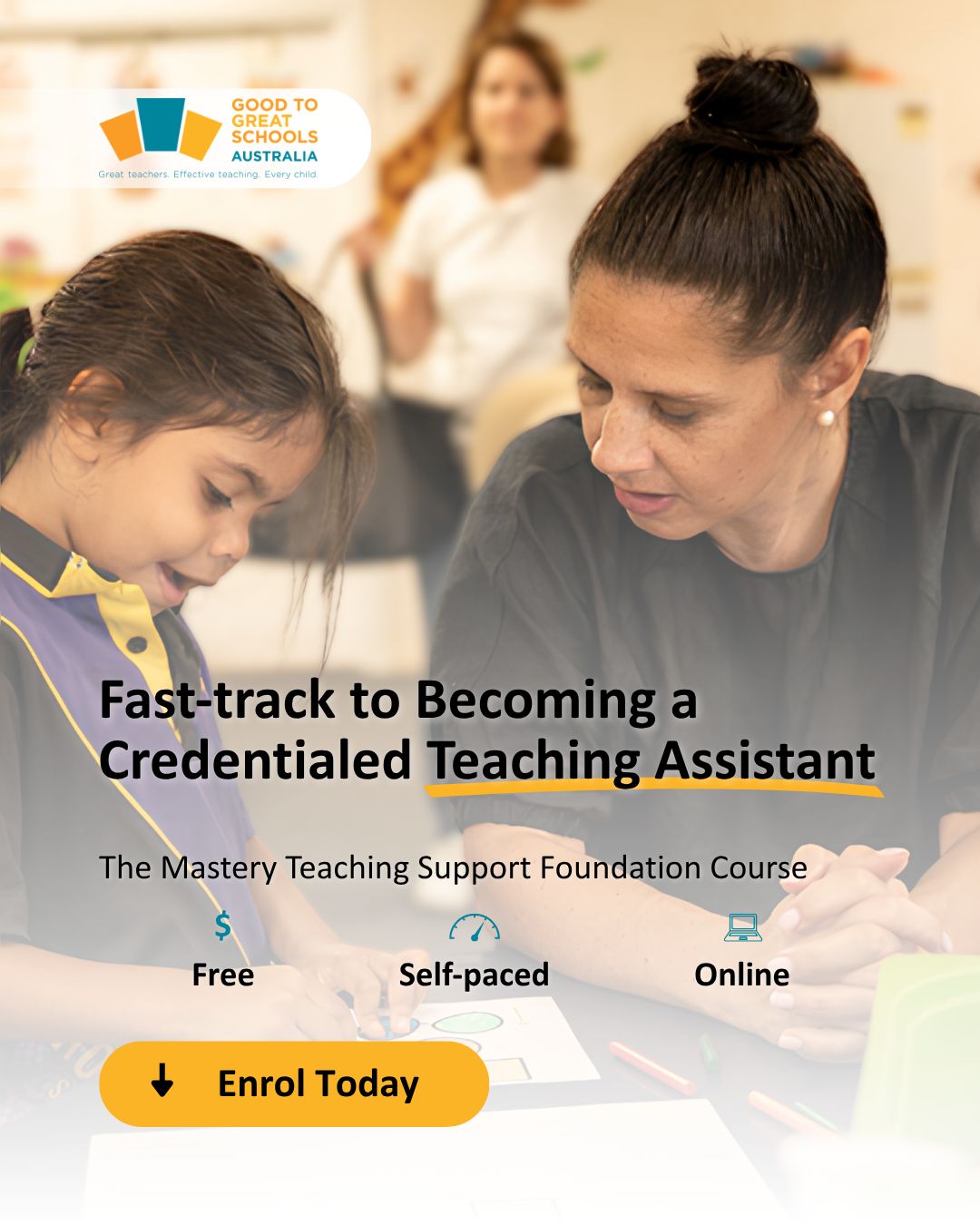 Good to Great Schools Australia ad