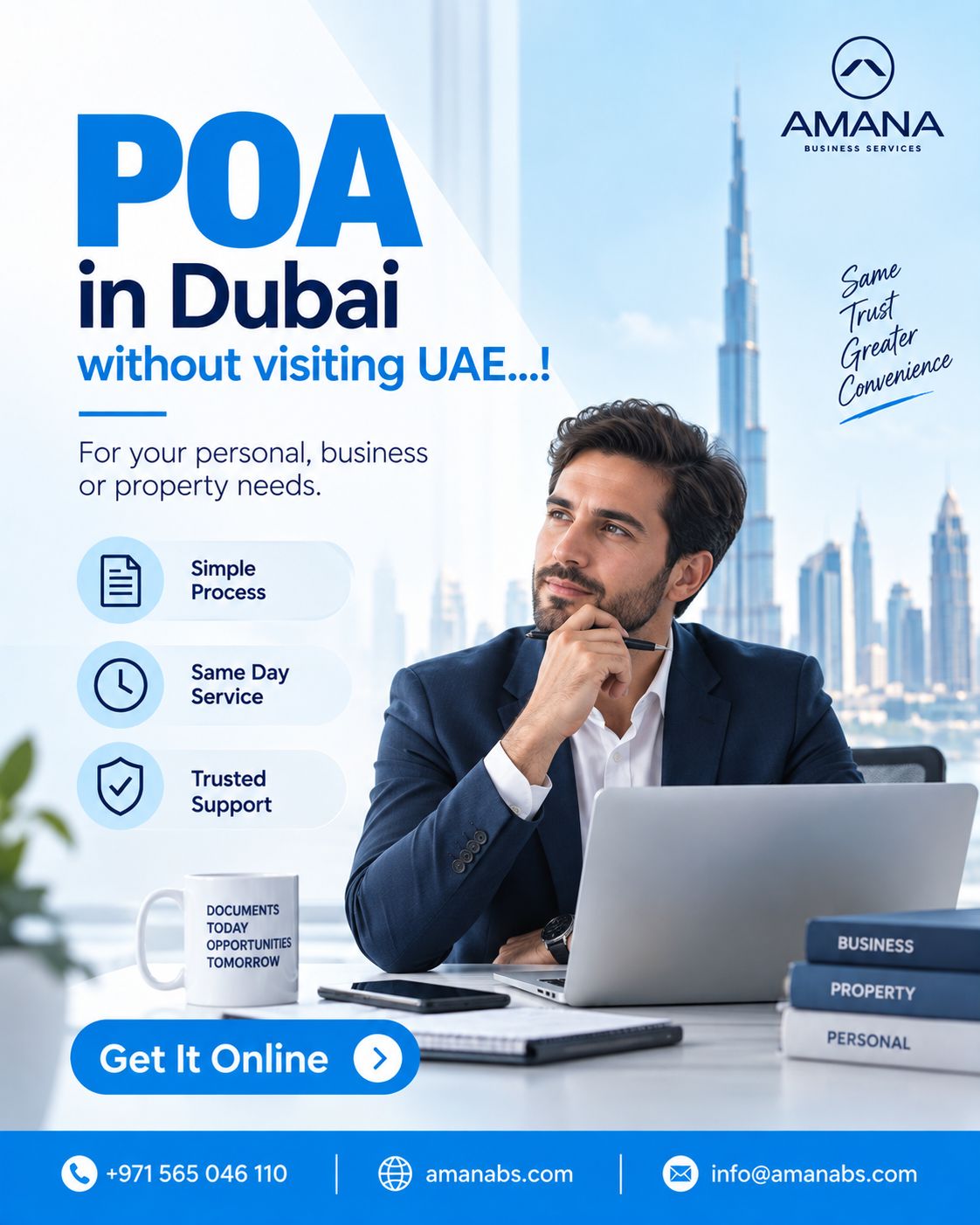 Amana Business Services ad