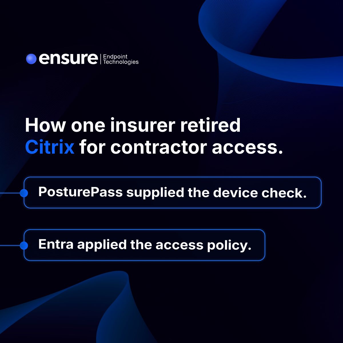 Ensure Endpoint Technologies Inc. ad