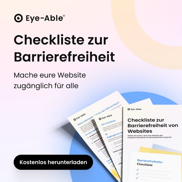 Eye-Able Deutschland ad