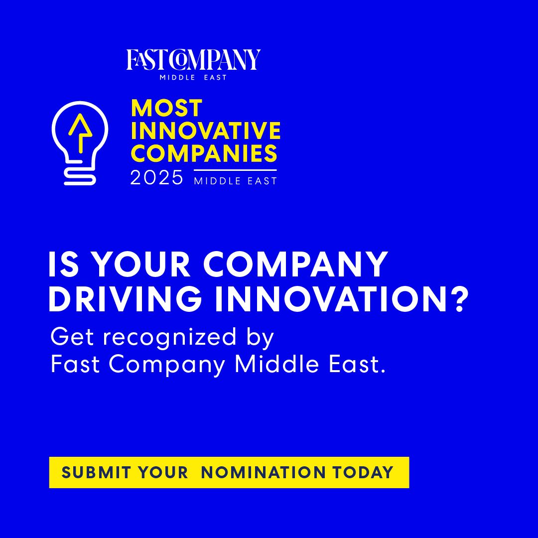 Fast Company Middle East ad
