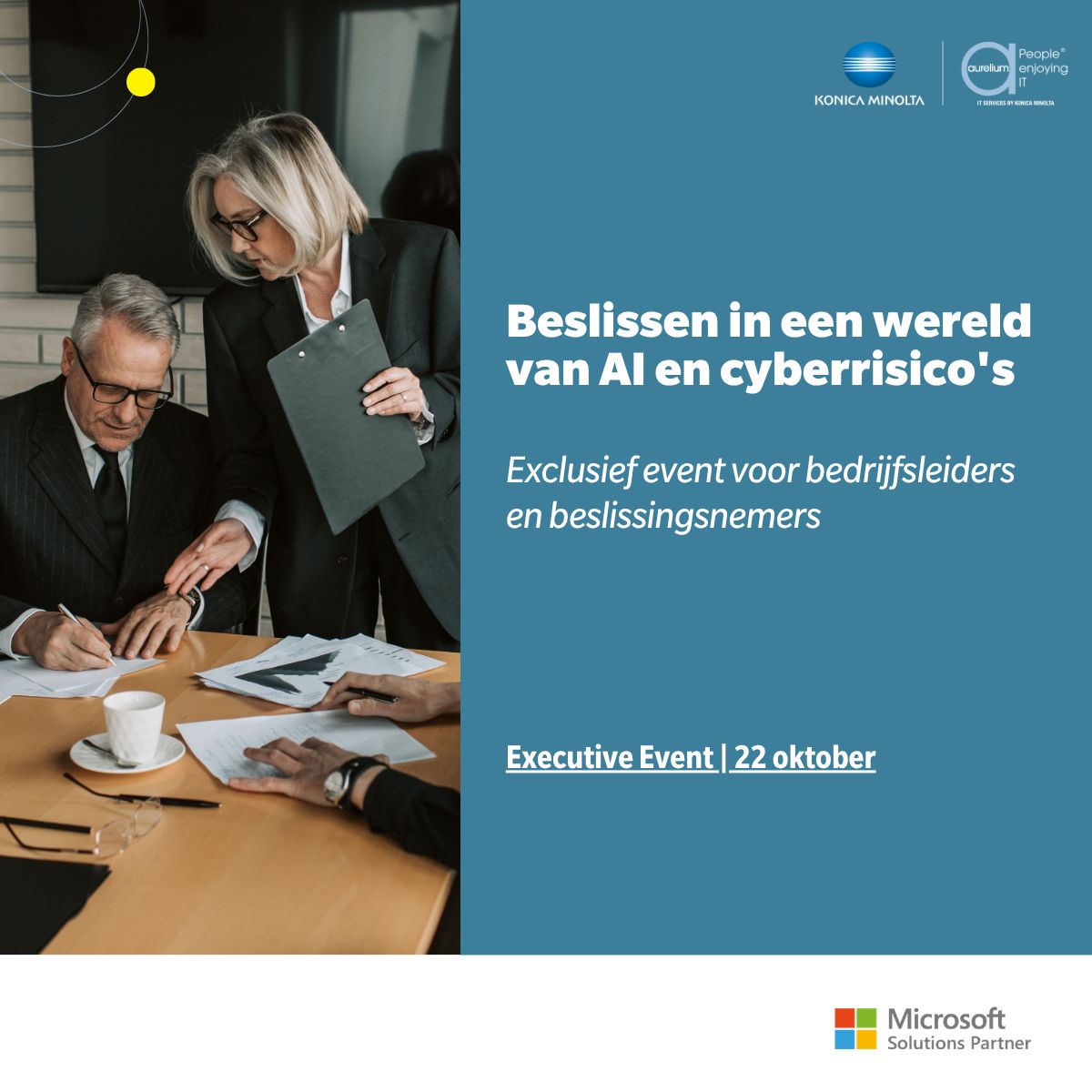 Aurelium - IT Services by Konica Minolta ad