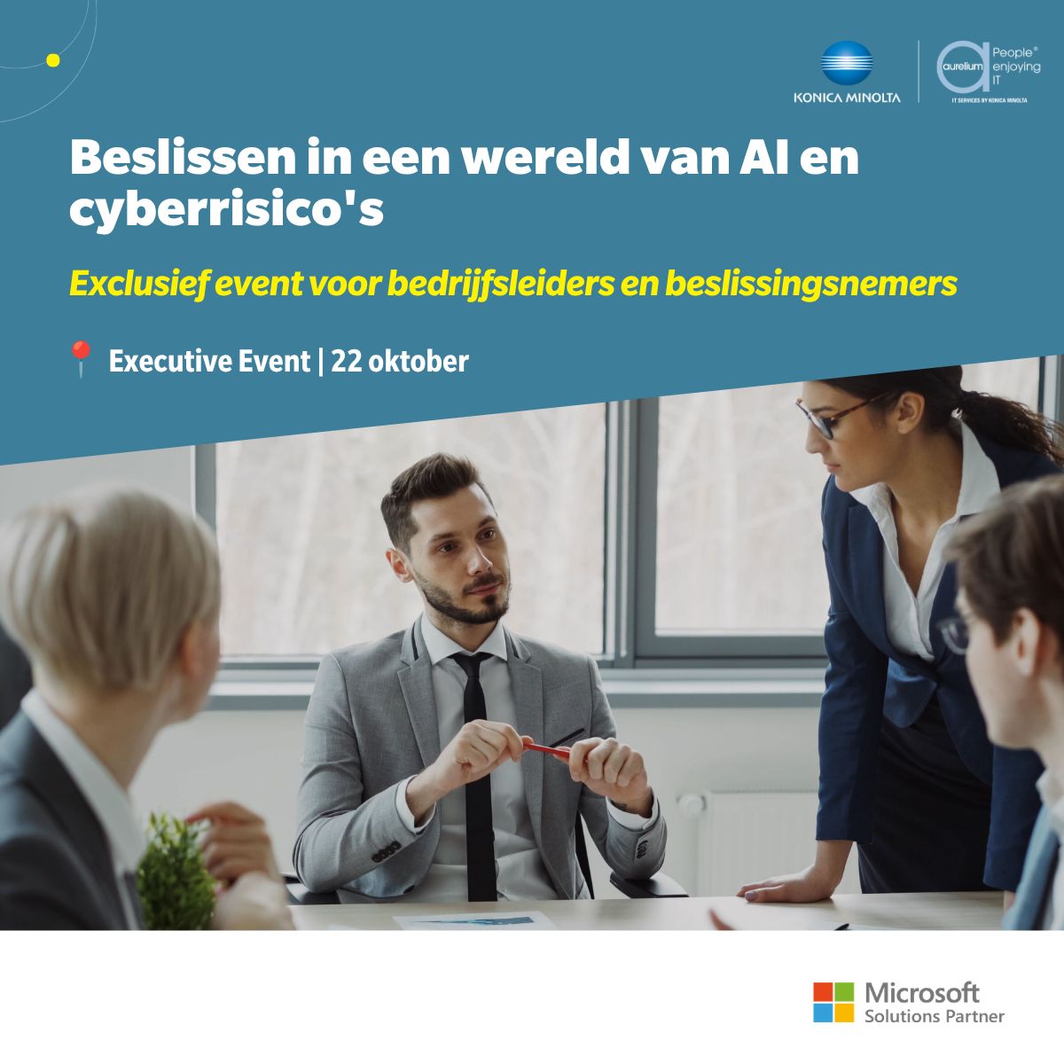 Aurelium - IT Services by Konica Minolta ad