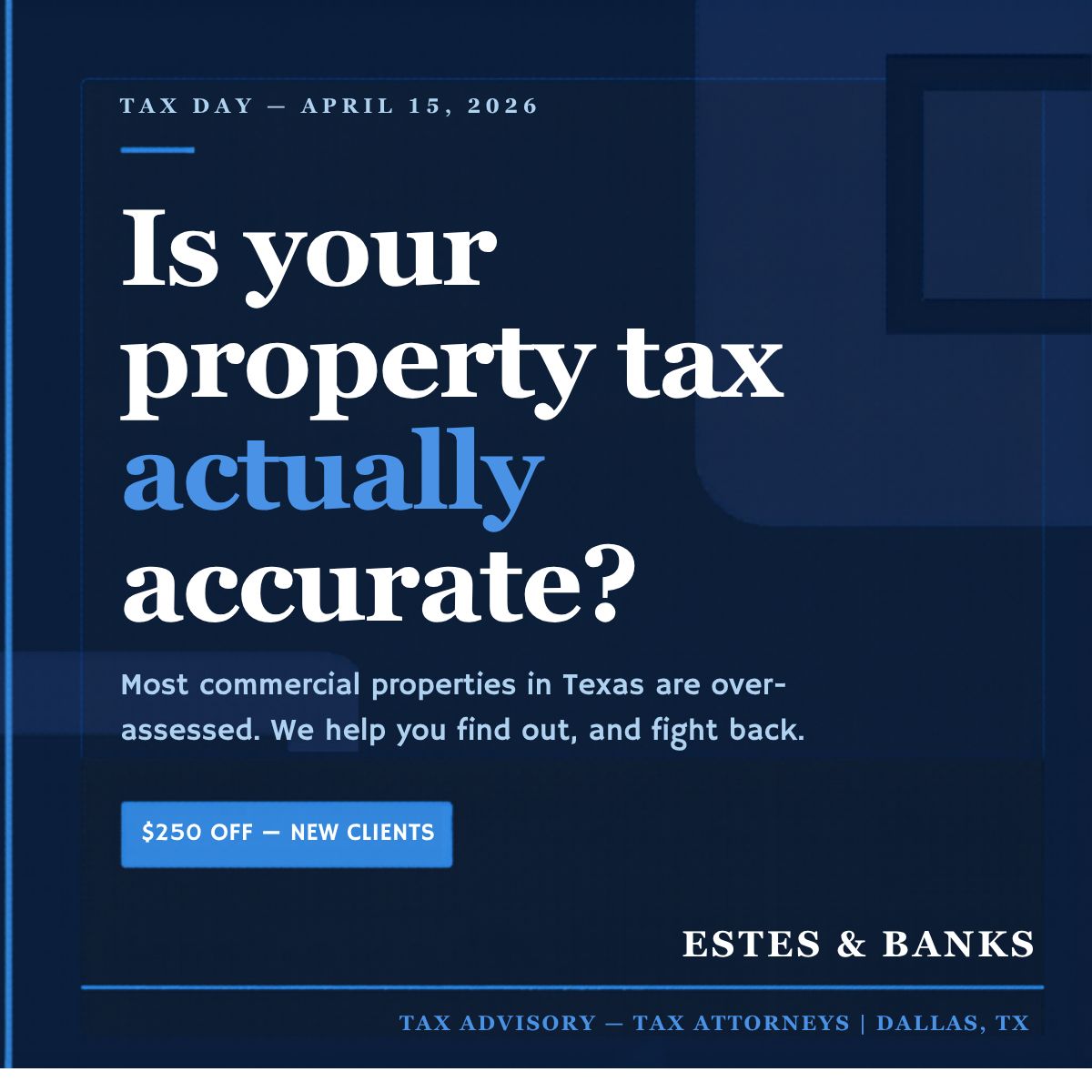 Estes & Banks, P.C. ad