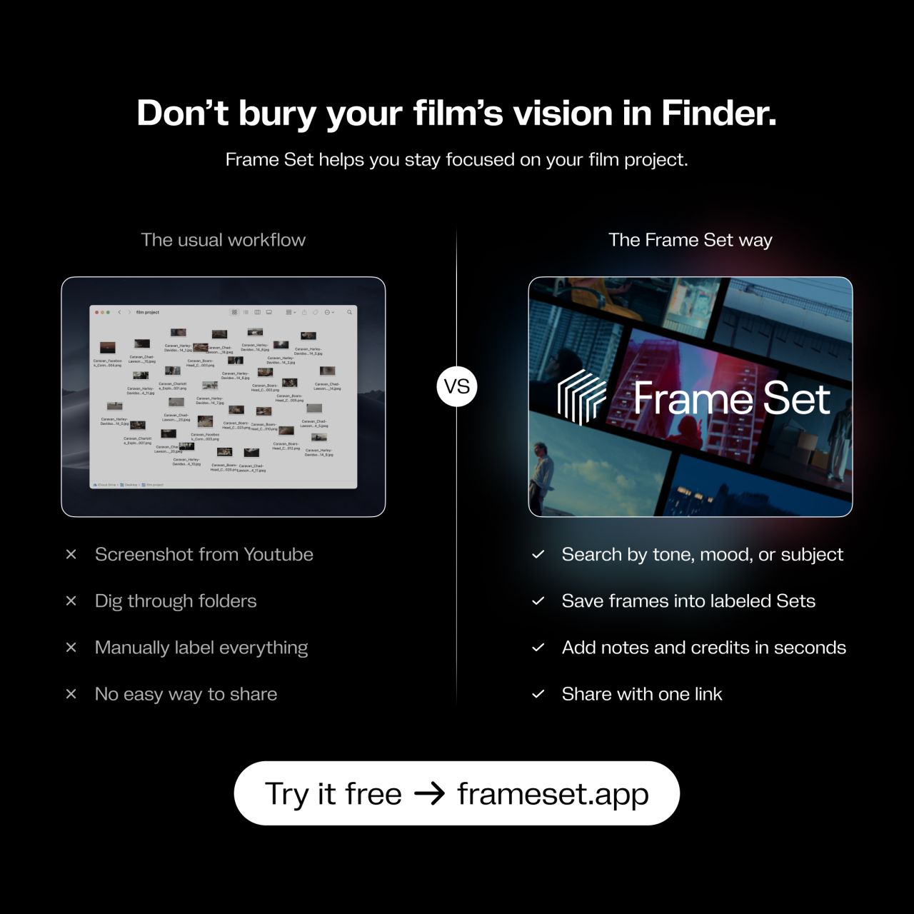 Frame Set ad