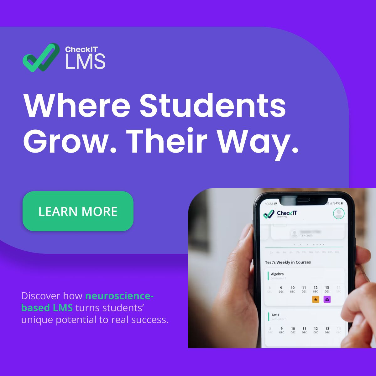 CheckIT Learning ad
