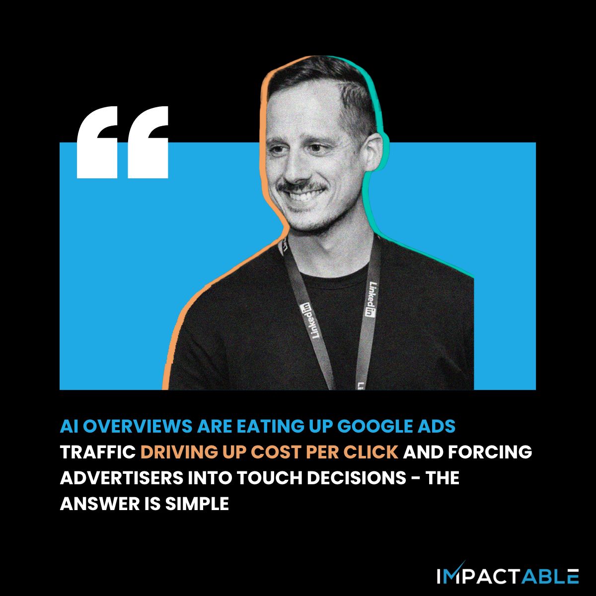 Impactable - B2B LinkedIn Agency ad
