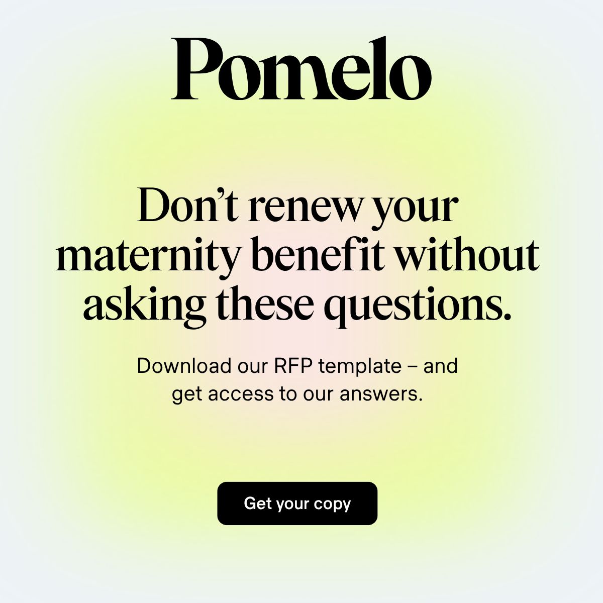 Pomelo Care ad