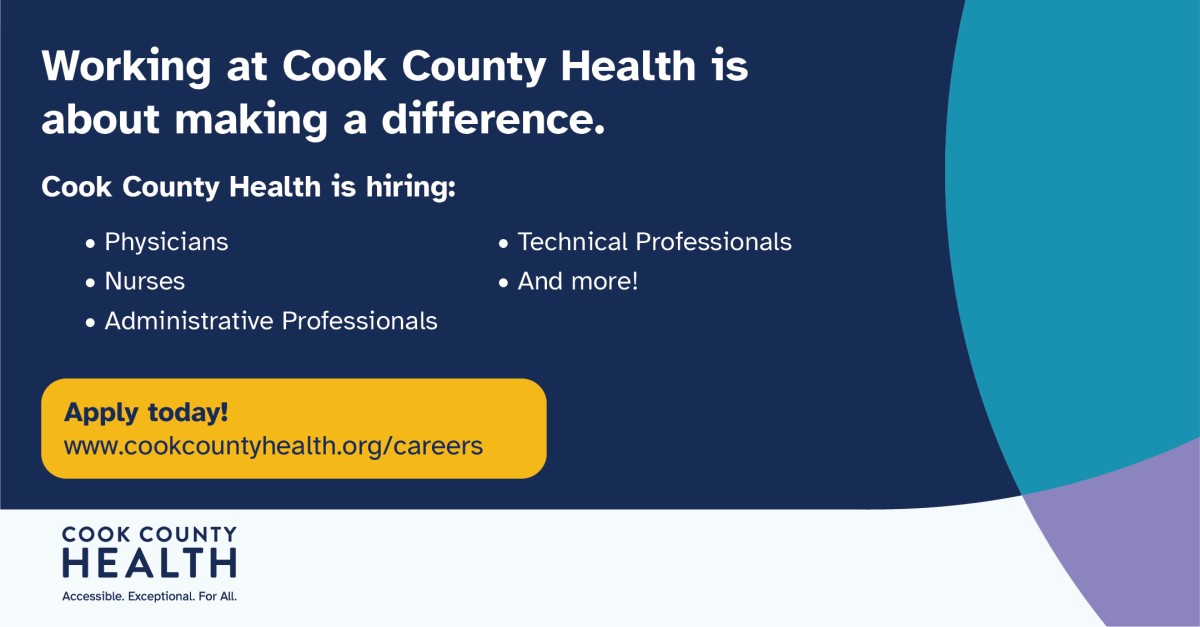 Cook County Health ad