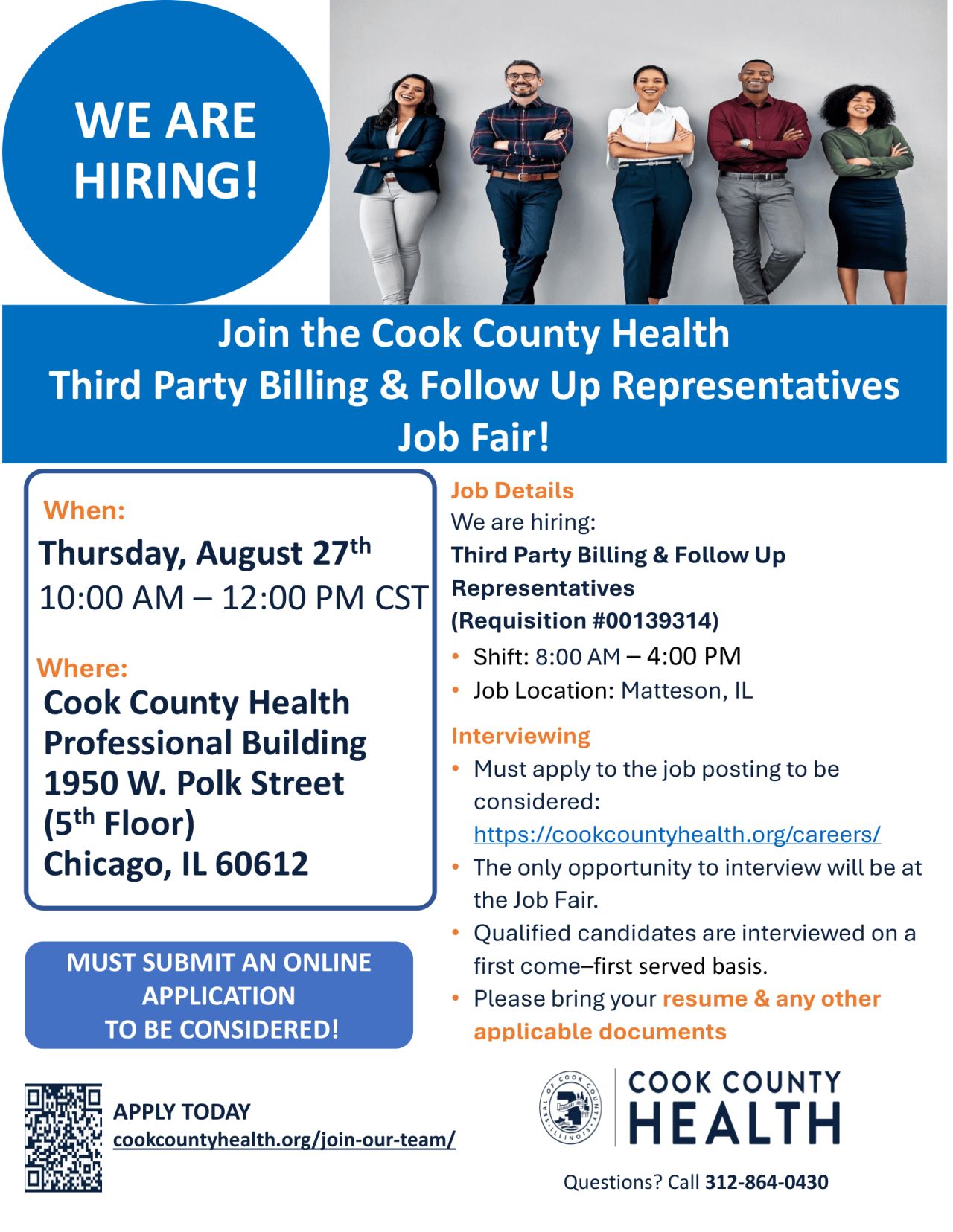 Cook County Health ad