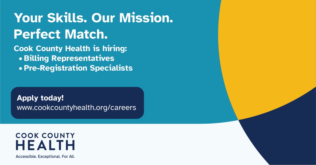 Cook County Health ad