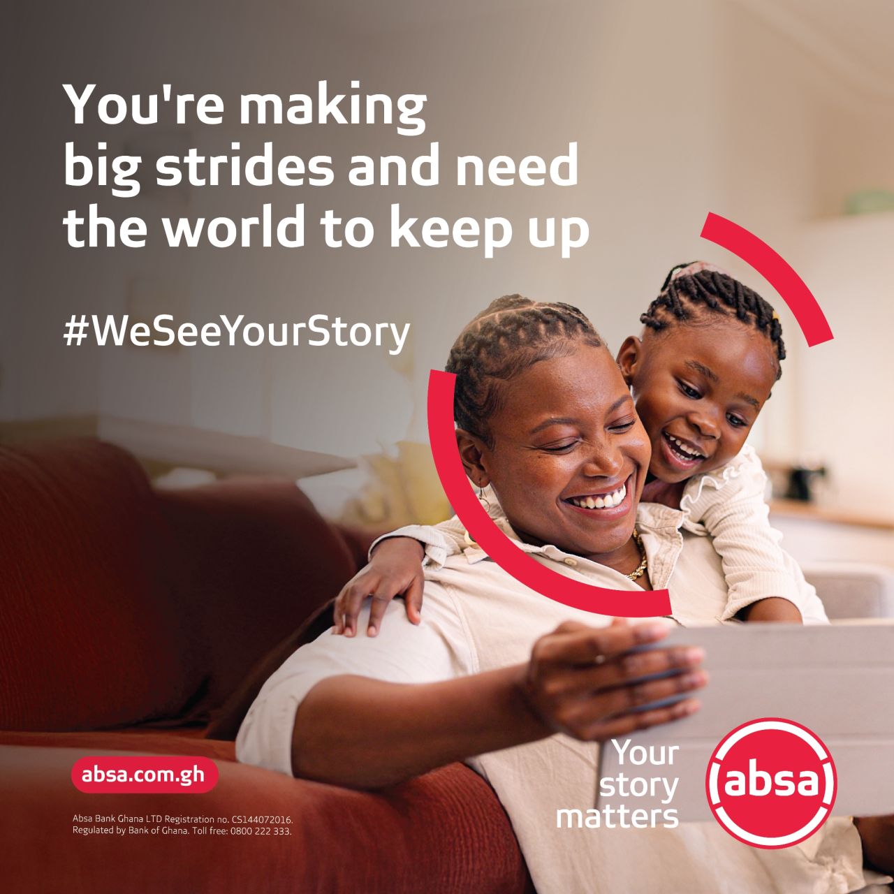 Absa Bank Ghana ad