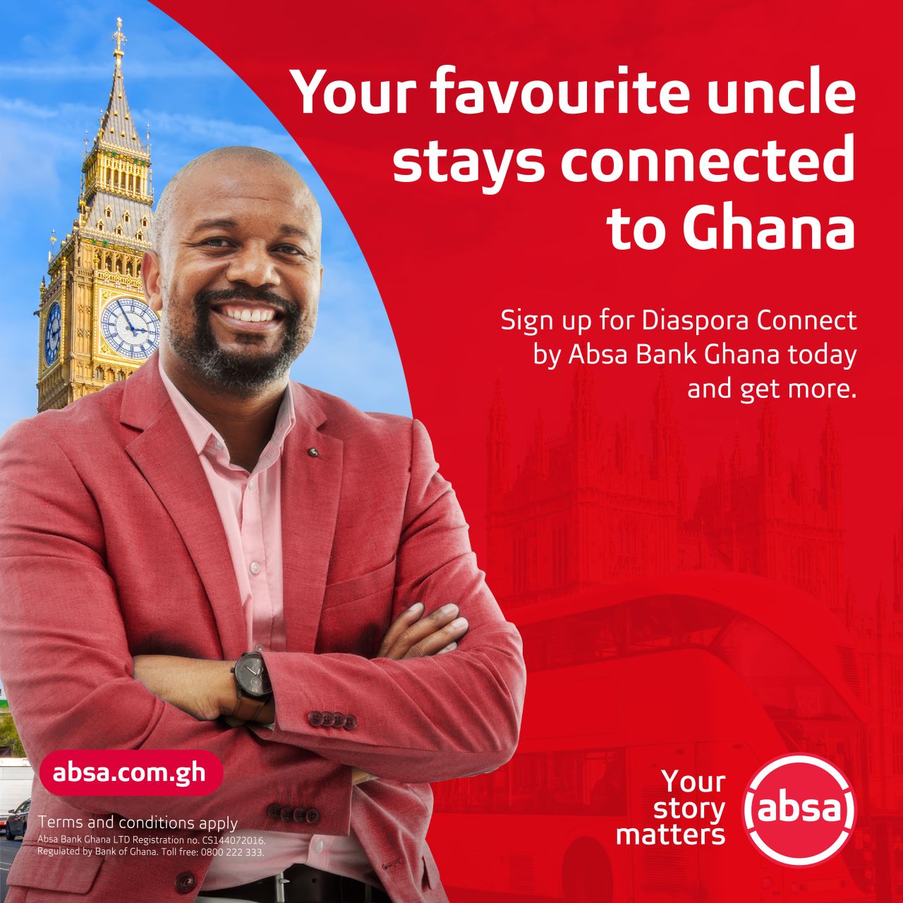 Absa Bank Ghana ad