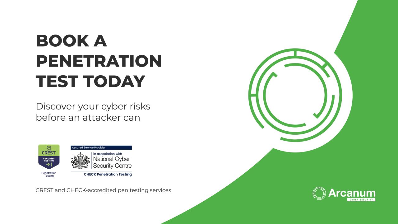 Arcanum Cyber Security ad
