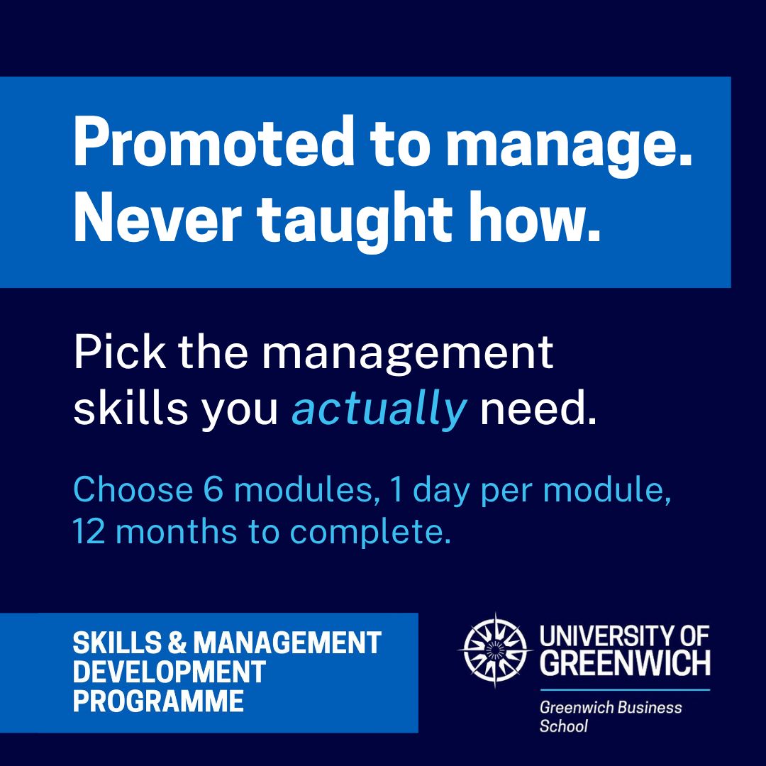 Greenwich Business School ad
