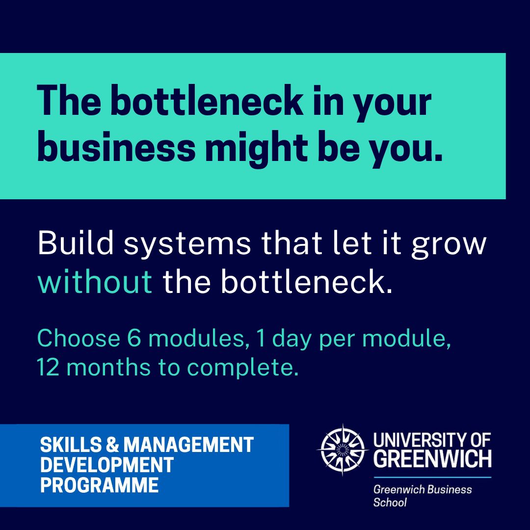 Greenwich Business School ad