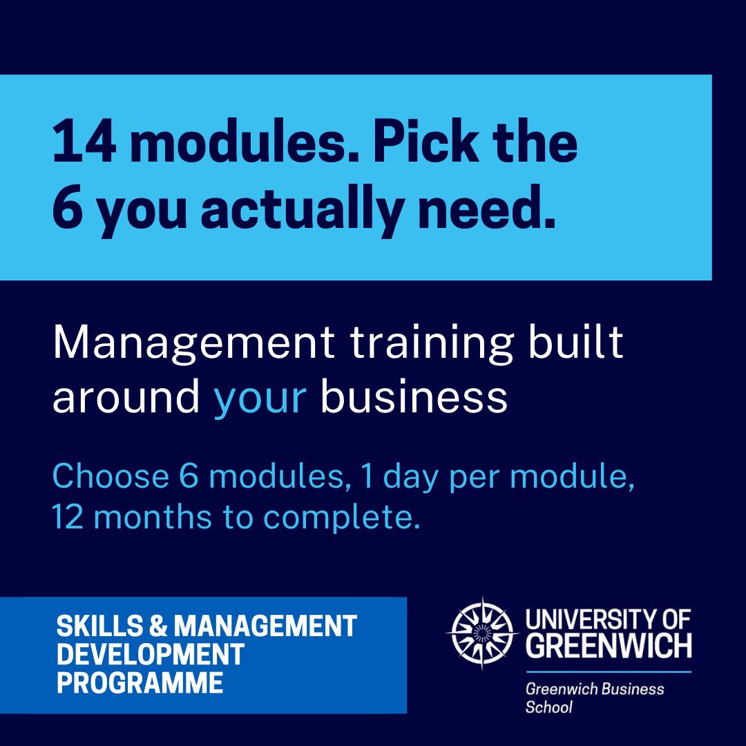 Greenwich Business School ad