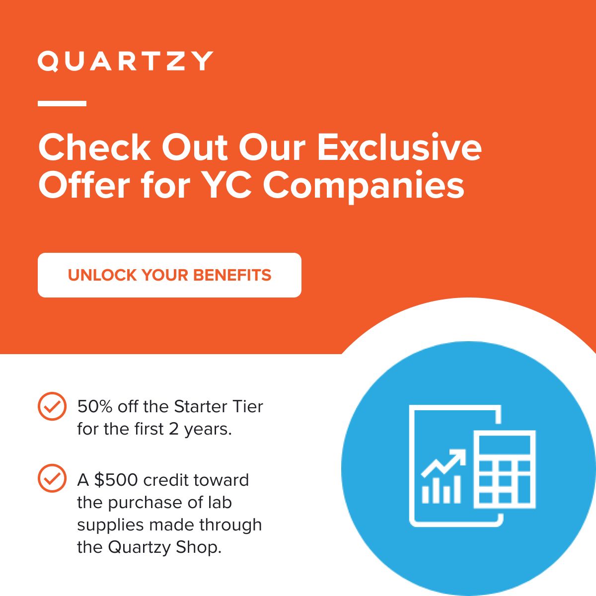 Quartzy ad