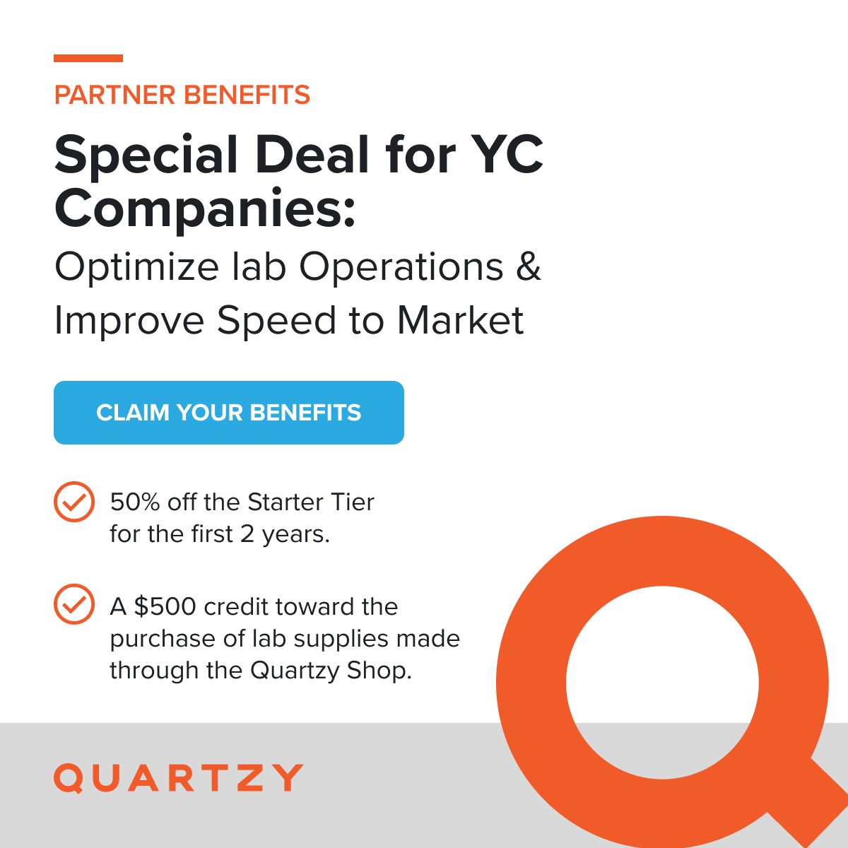Quartzy ad