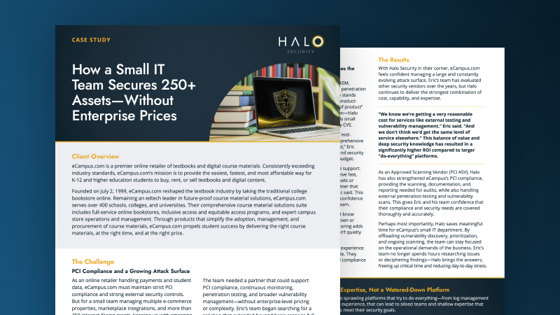 Halo Security ad