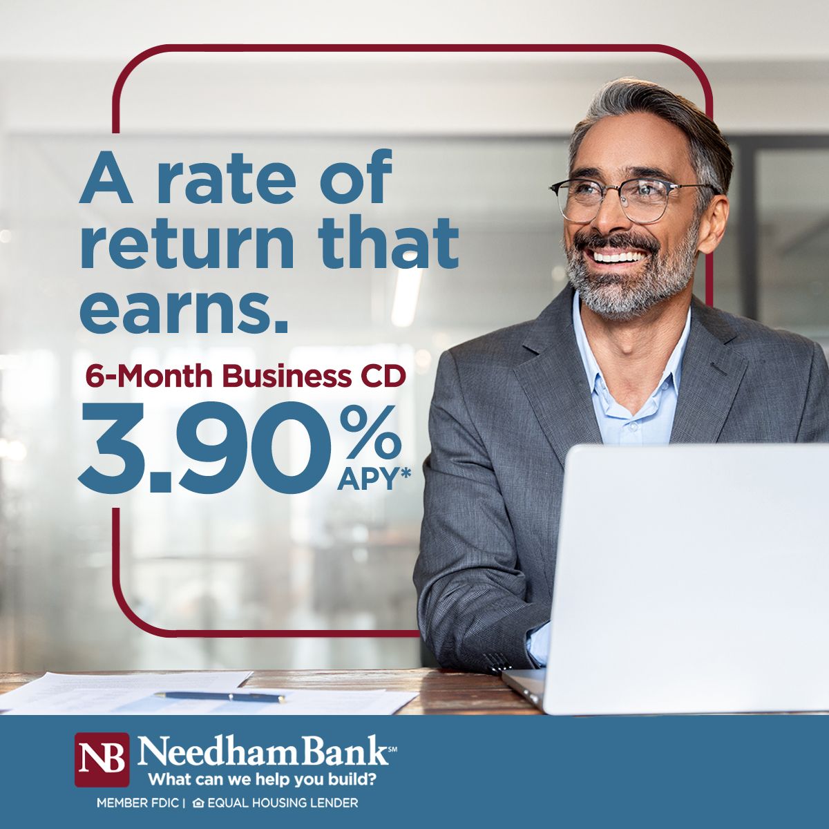 Needham Bank ad