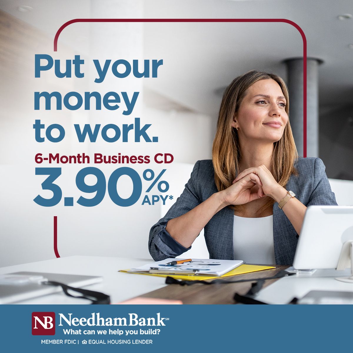 Needham Bank ad
