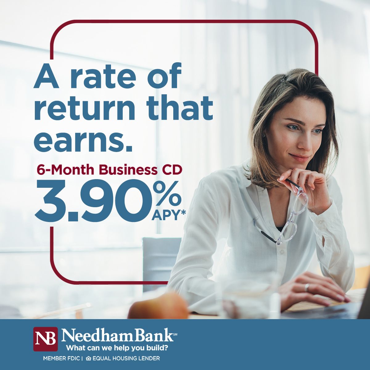 Needham Bank ad